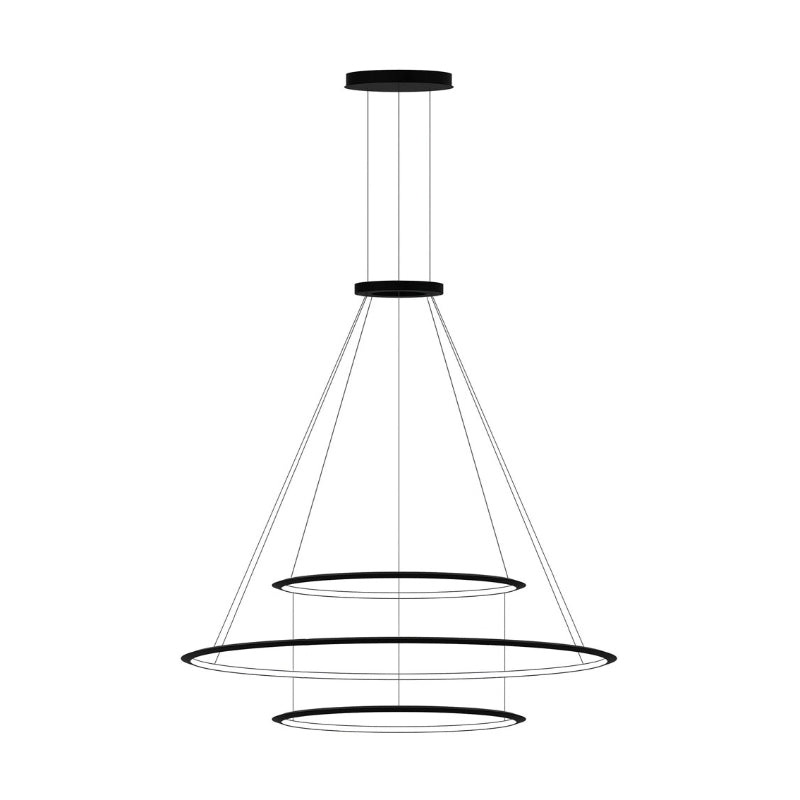 Bover Circular S/3L/90/200/90 3-lt 82″ LED Pendant, Outward Light
