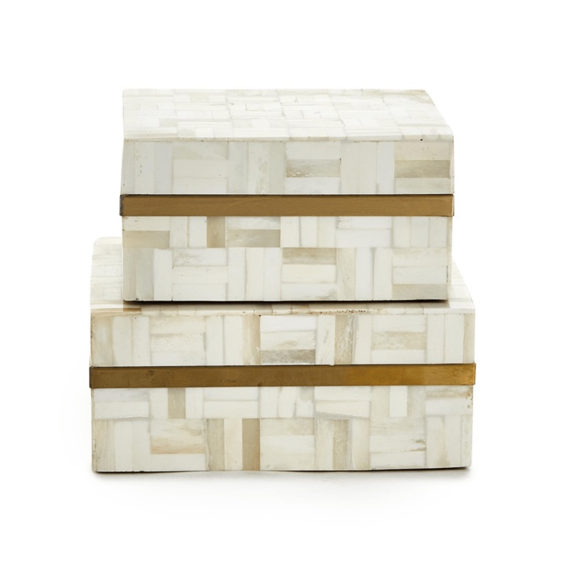 Whitestone Mosaic Tile Box