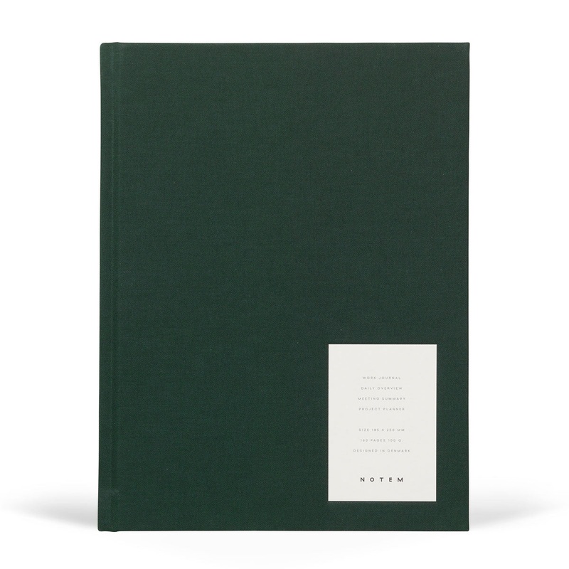 Even Work Journal, Large – Dark Green
