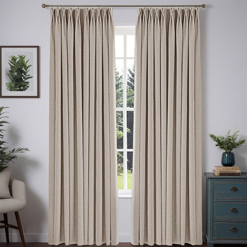 “Nature” Custom Heavyweight Linen Drape – Brown
