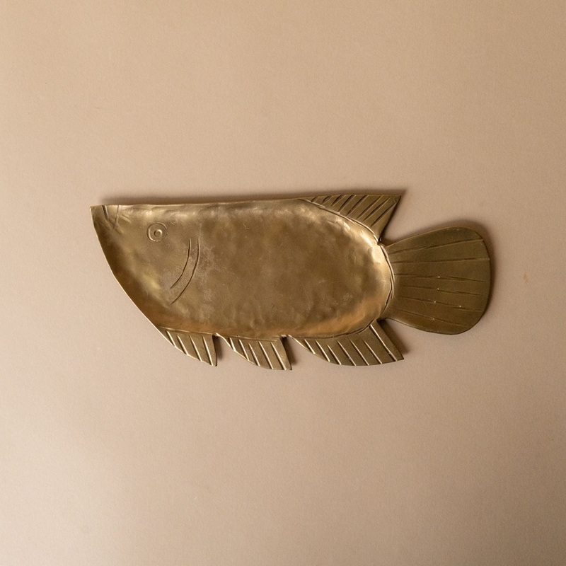 Forged Iron Fish Shaped Tray