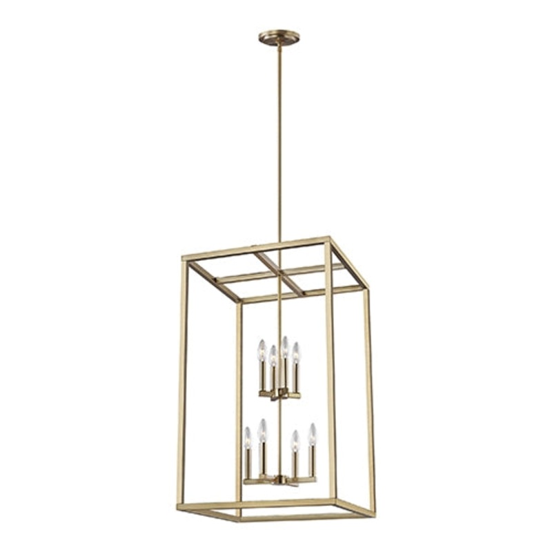 Generation 5134508EN Moffet Street 8-lt 19″ LED Hall / Foyer Pendant