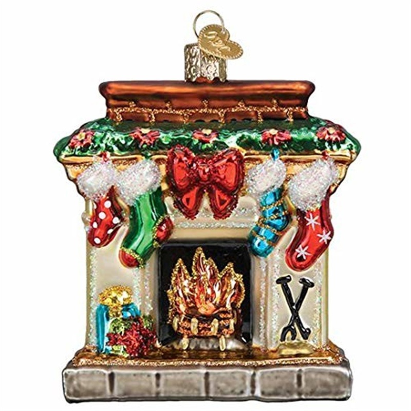 Old World Christmas Glass Blown Holiday Hearth Ornament