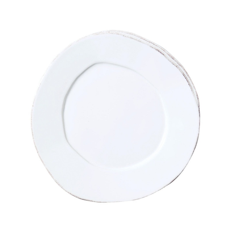 VIETRI: Lastra White Salad Plate