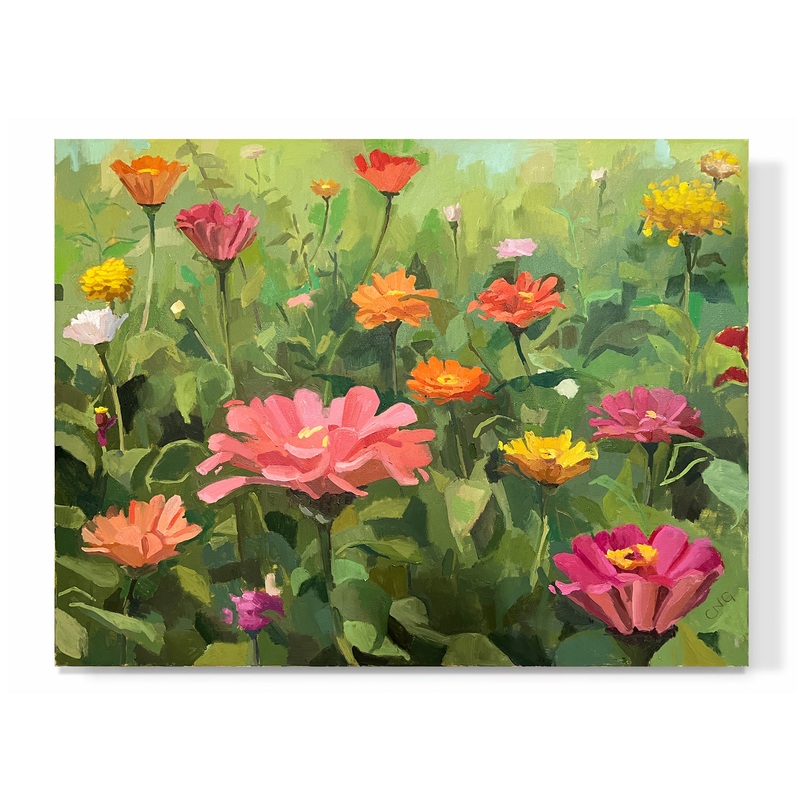 “Zinnia Garden II”