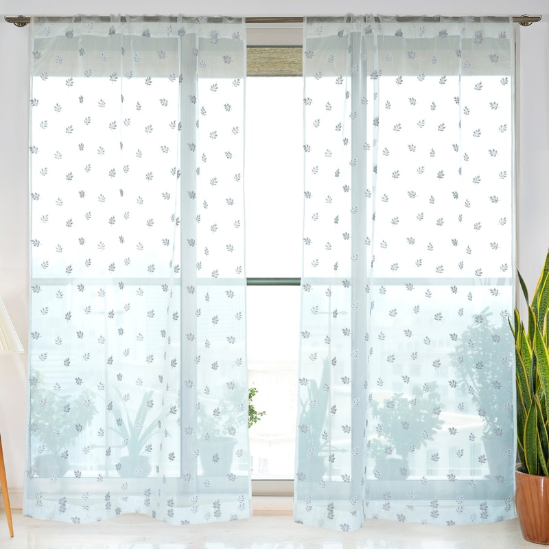 Etereo Autumn Whisper, White & Grey, Sheer, 1 panel