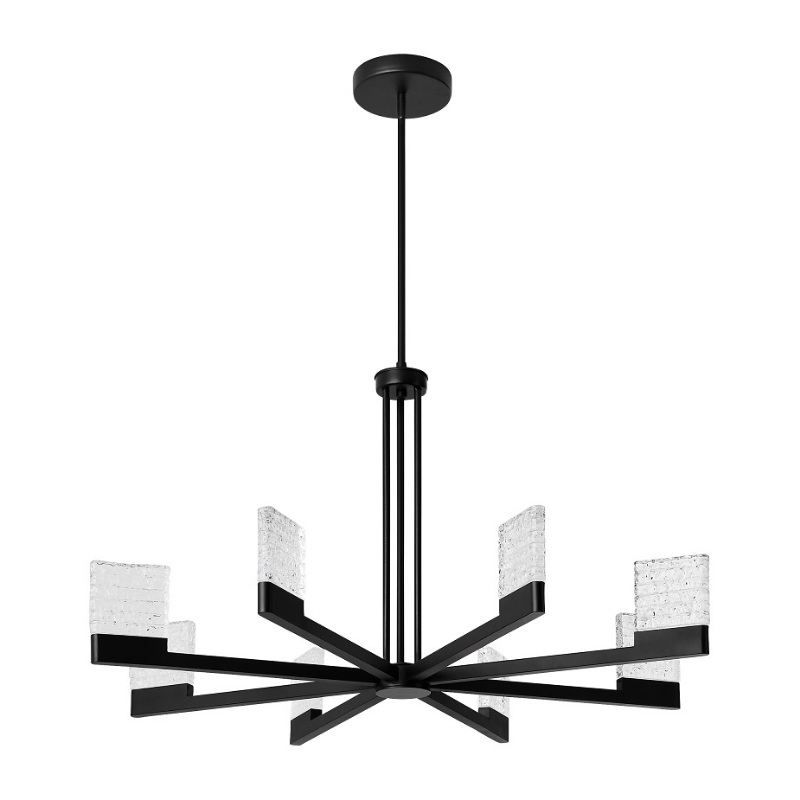 Oxygen 3-651 Gamma 8-lt 36″ LED Chandelier, CCT Selectable