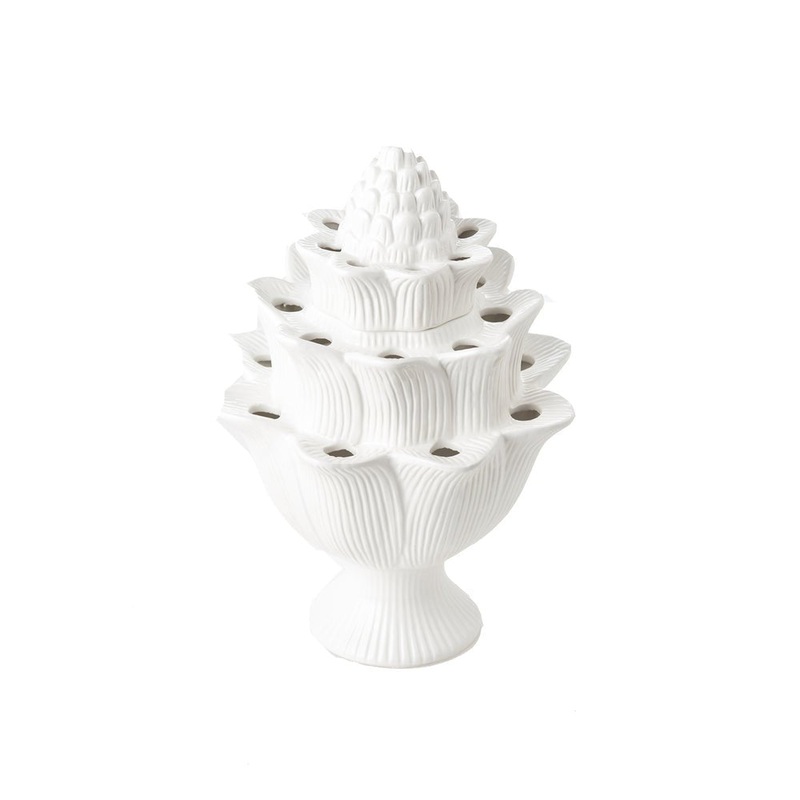 White Artichoke Tulipiere