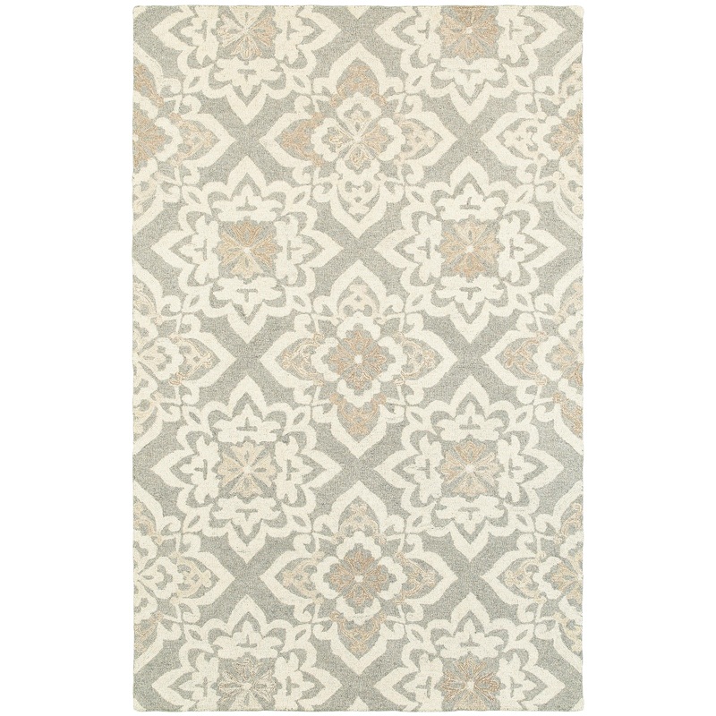 Craft Grey Sand Scandinavian Geometric Indoor Rug