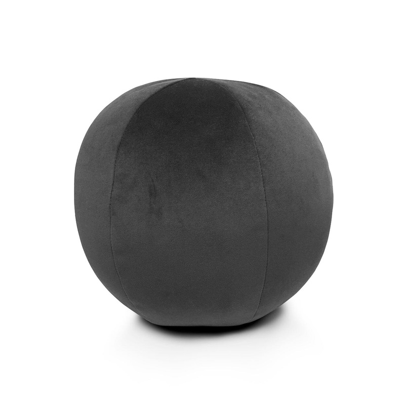 D.V. Kap  Posh Ball  Pillow | Charcoal