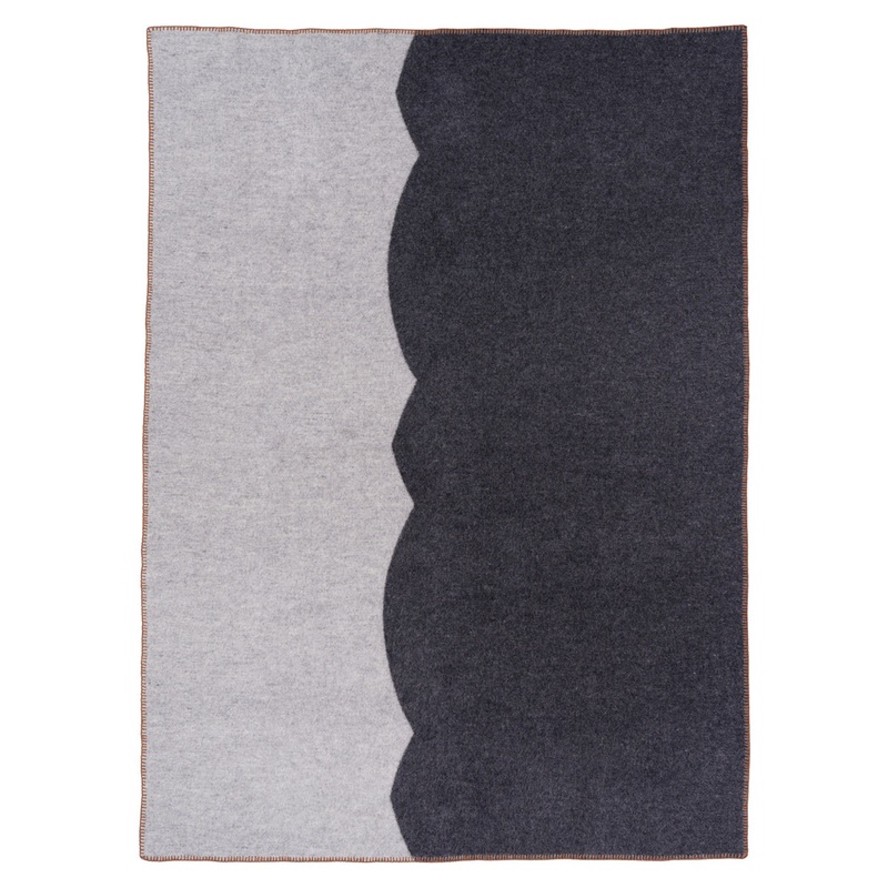 Fasad Lambswool Blanket, Two Color Variants