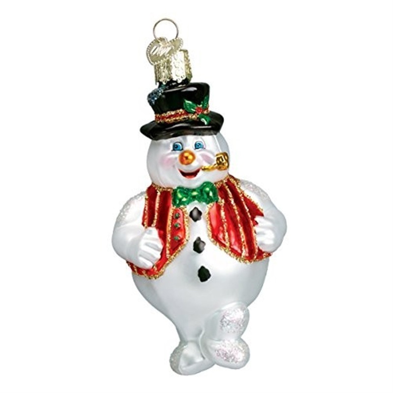 Old World Christmas Blown Glass Ornament for Christmas Tree, Mr. Frosty