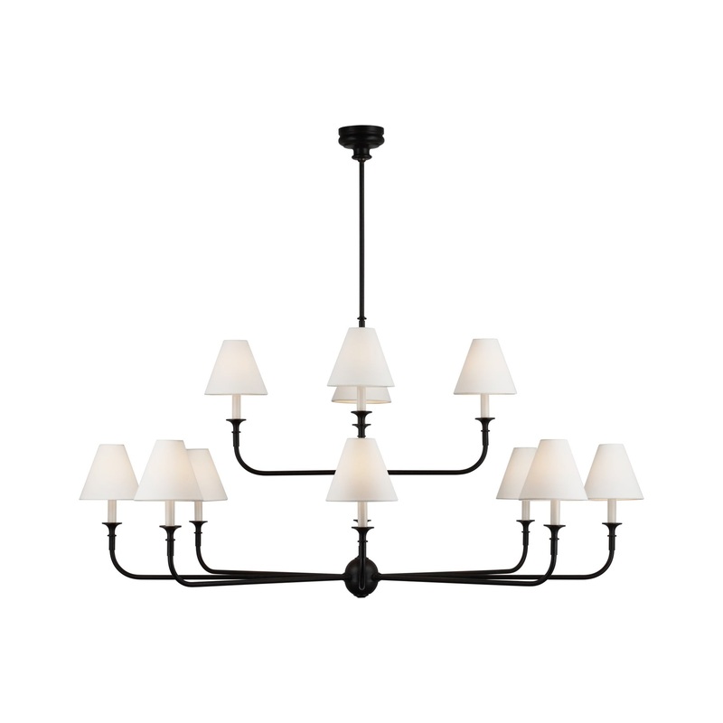Piaf Grande Two-Tier Chandelier