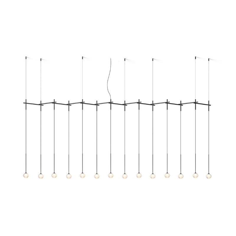 Vibia 0842 Algorithm 14-lt 121″ LED Multi-Light Pendant