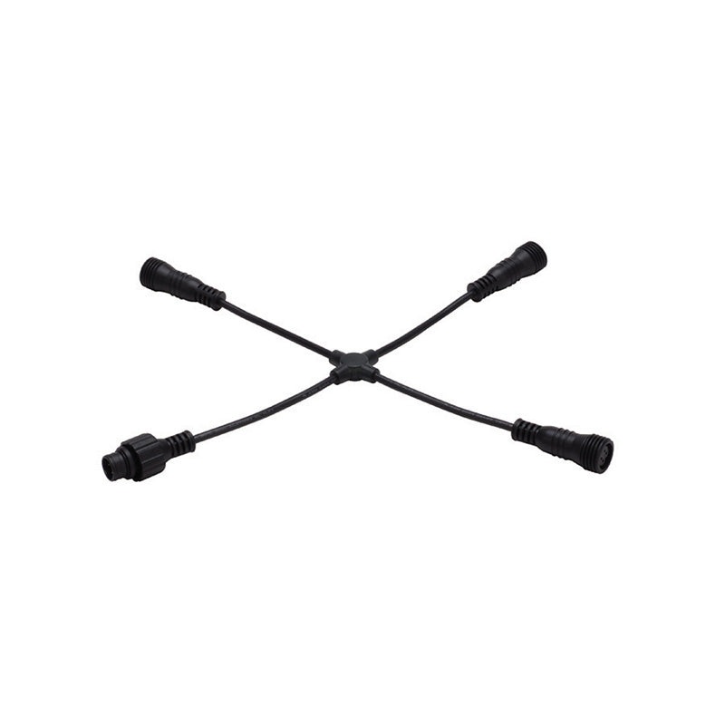 WAC LED-TO24-X-RGB InvisiLED Palette 24V 4 Way “X” Outdoor Connector